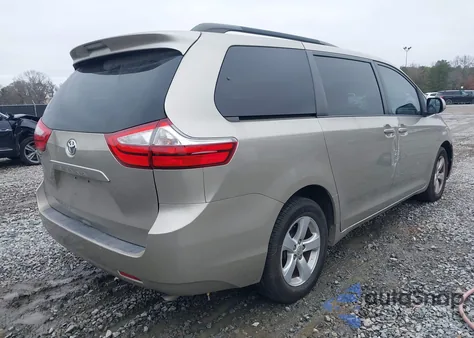 2015 Toyota Sienna Le 8 Passenger из США, поврежденный, VIN 5TDKK3DC1FS582933